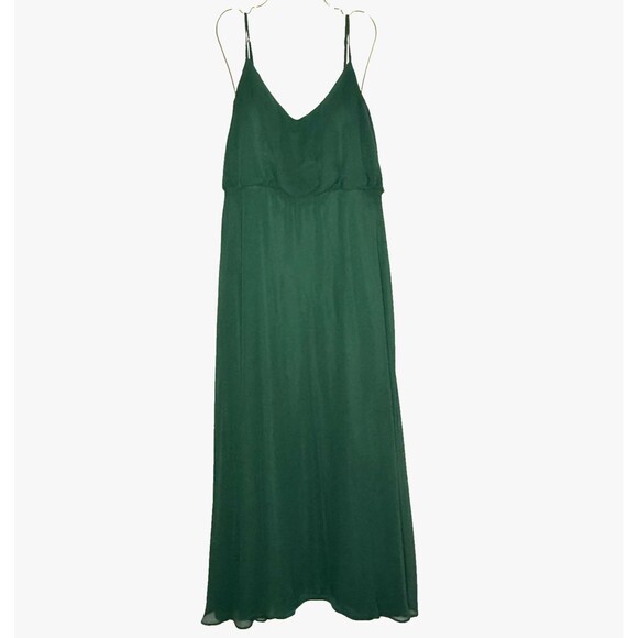 Birdy Grey Dresses & Skirts - Birdy Grey Women's Emerald Green Blouson Formal Prom Party Chiffon Dress SZ XL